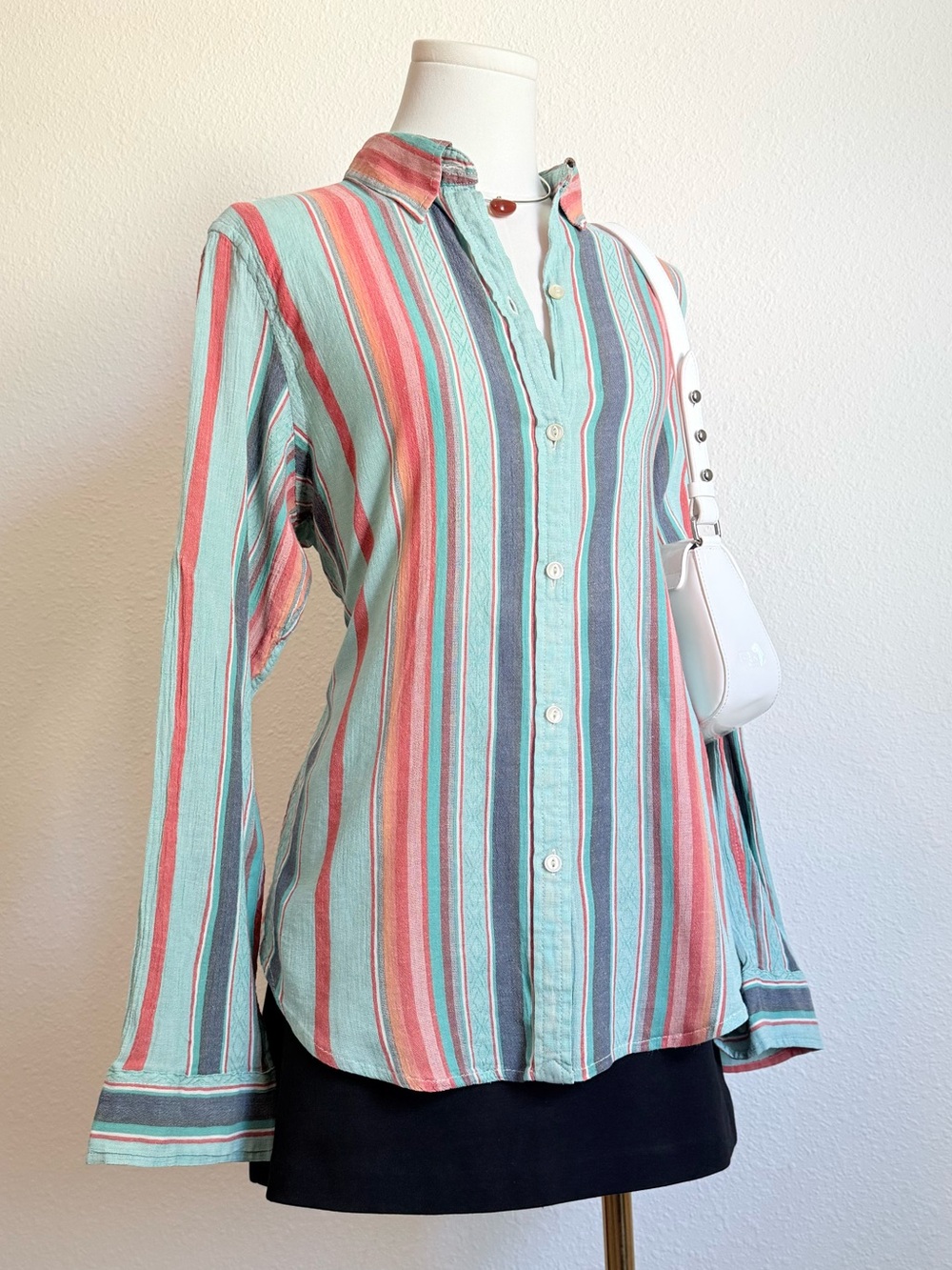 Vintage LRL Ralph Lauren Button Down Shirt 90s Southwestern Retro